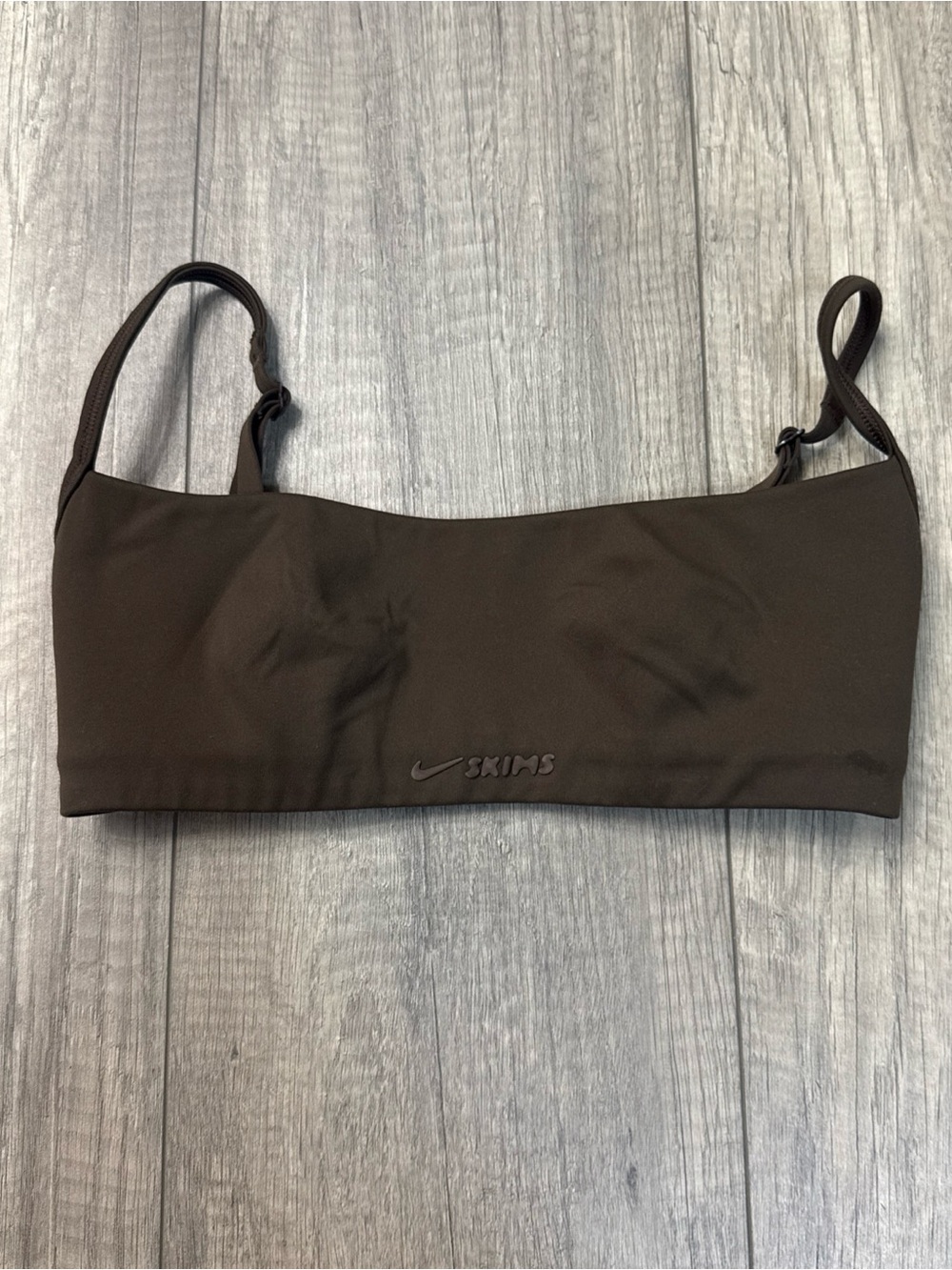 SKIMS x Nike Brown Bra